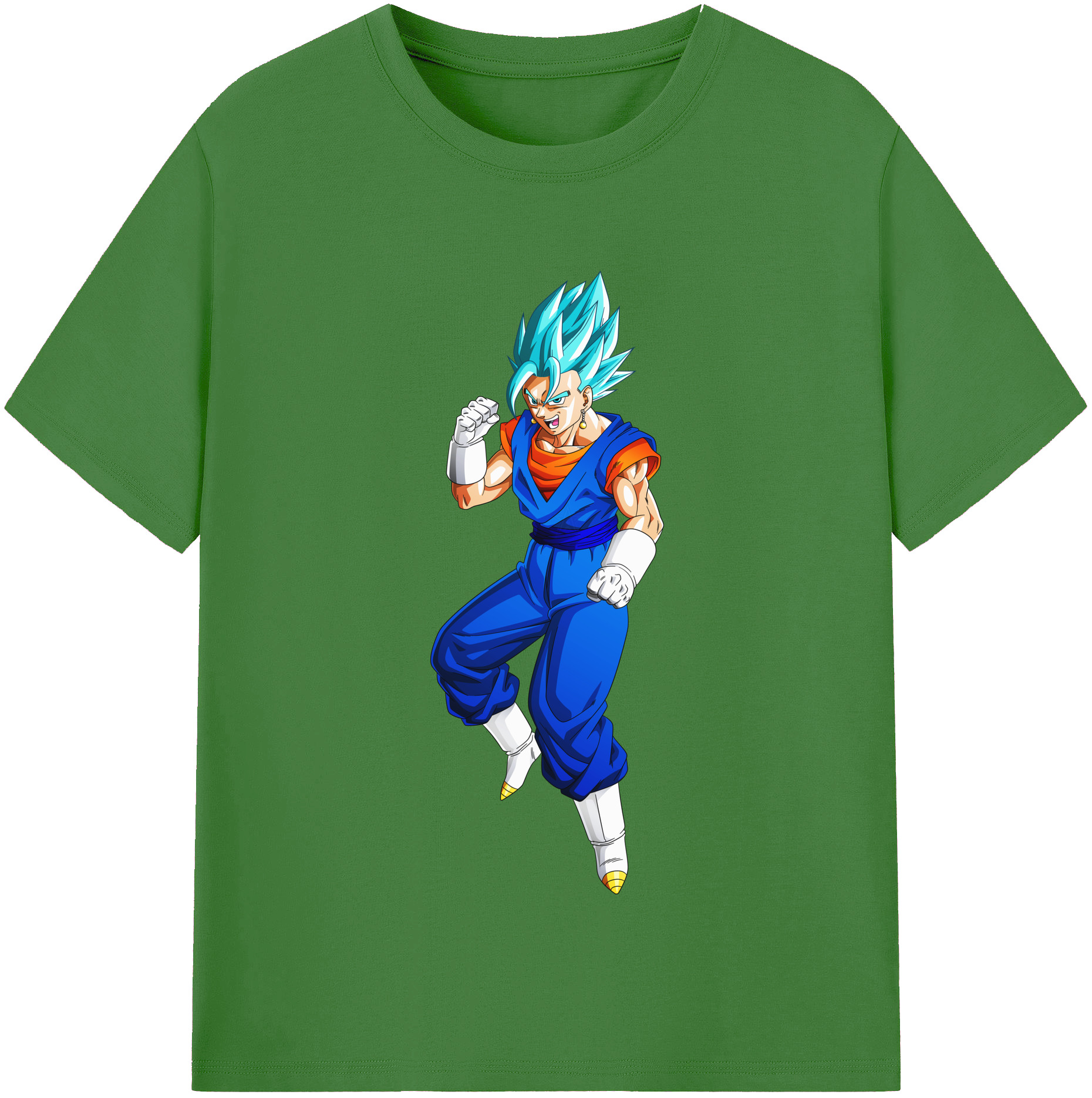 （画像用） ドラゴンボール ベジット DRAGON BALL Vegetto レディースカジュアルプリントTシャツ（綿100％）